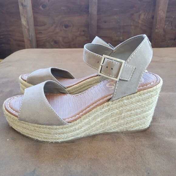 Sam Edelman platform heel sandals womens size 9.5 - Picture 3 of 8